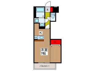 CROSS COURT Naka-Aokiの物件間取画像